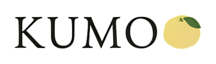 The KUMO logo: the word KUMO with a small yuzu